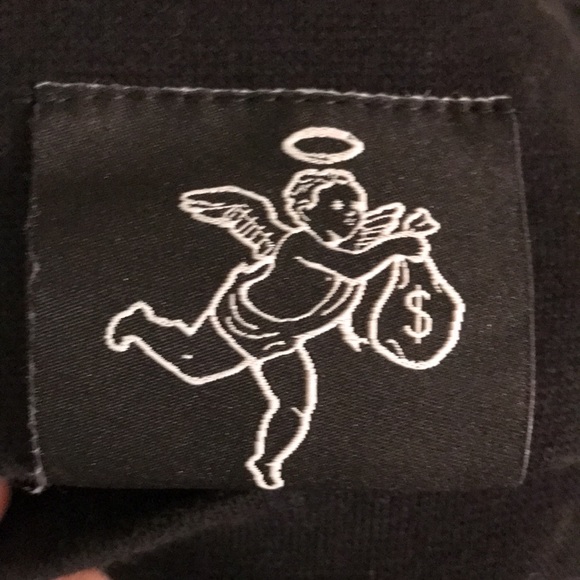 Muerte sz Small Hoodie “Just Hustle” black cotton white graphic excellent condit - Picture 7 of 11